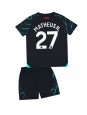 Otroški Nogometna dresi replika Manchester City Matheus Nunes #27 Tretji 2023-24 Kratek rokav (+ hlače)